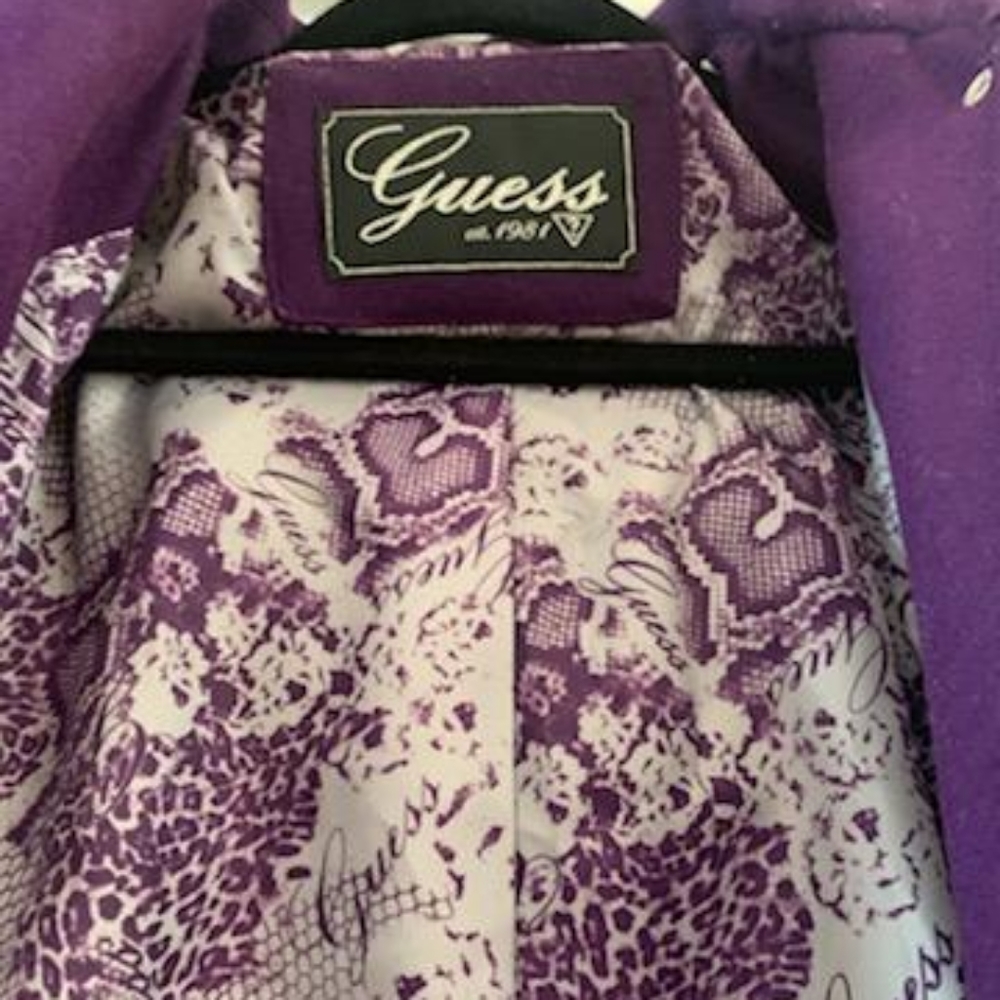 Purple midi jacket - Picture 3 of 4